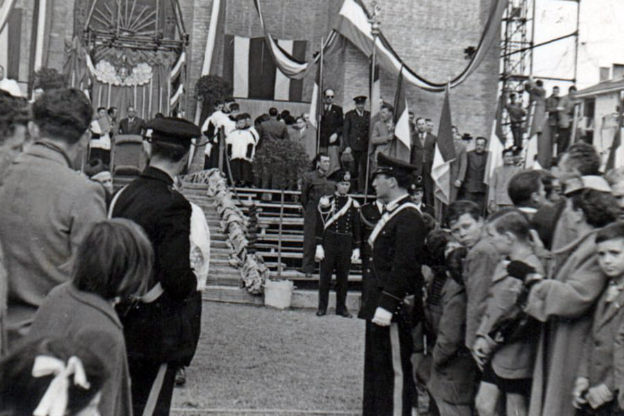 Inaugurazione della chiesa anno 1954