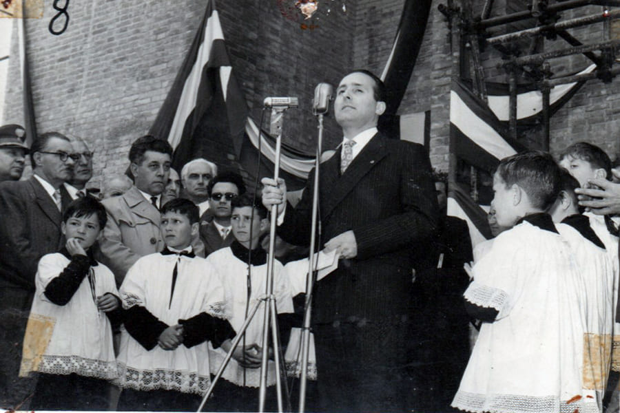 Inaugurazione della chiesa anno 1954