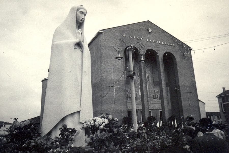 Madonna di Fatima, inaugurazione 1957